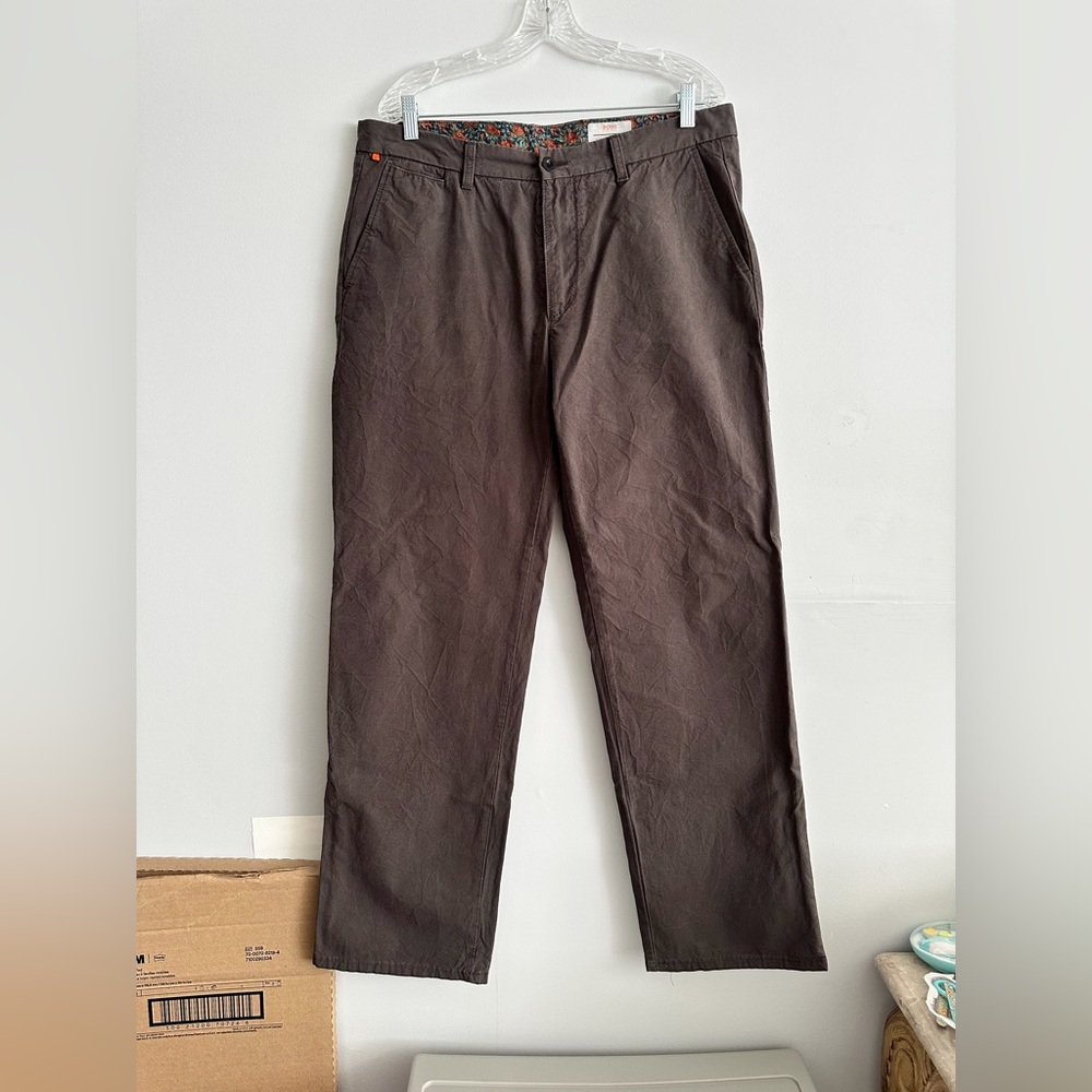 Boss Dark Brown Chinos